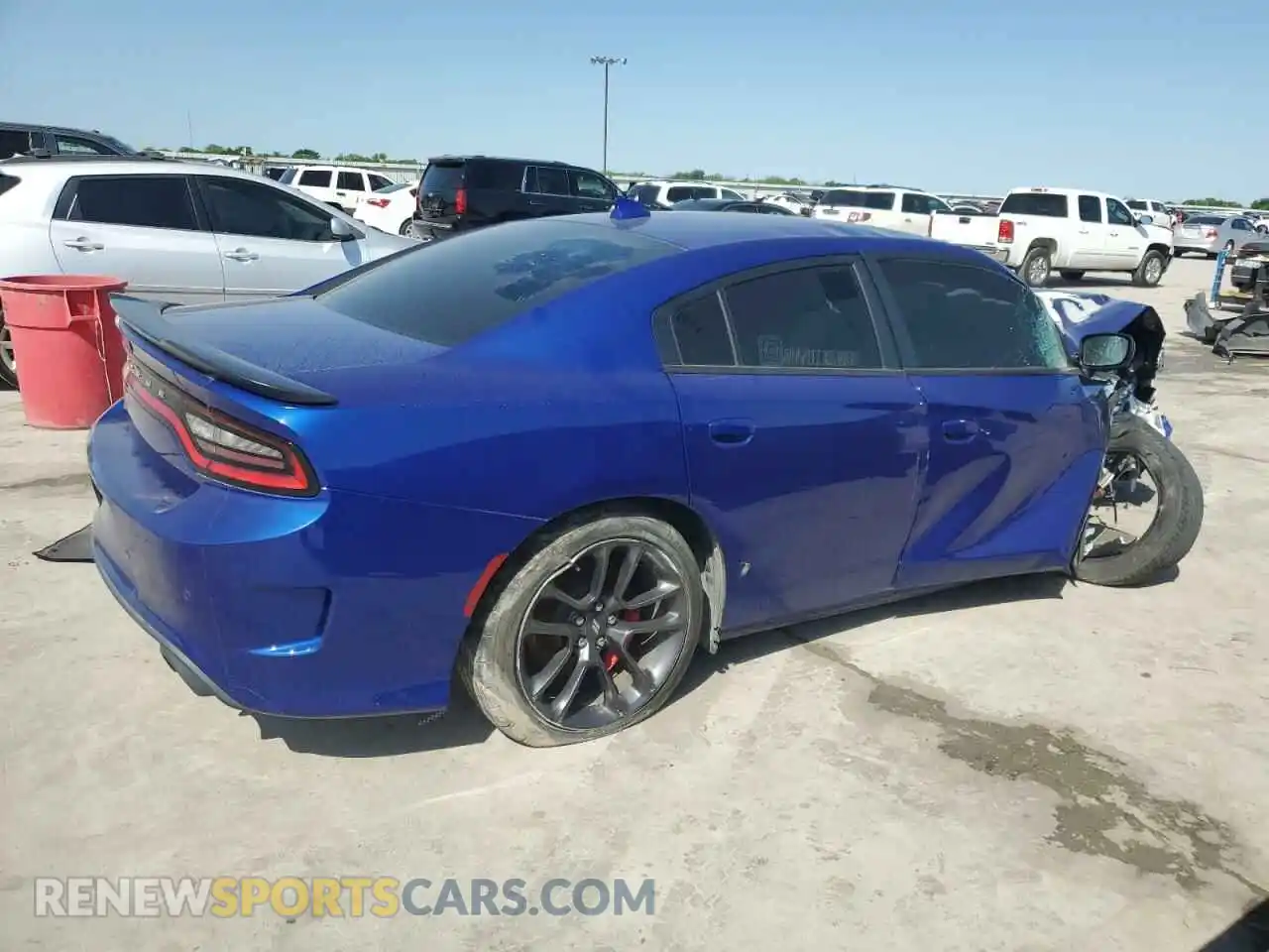 3 fotografías del automóvil dañado 2C3CDXGJ5LH237533 DODGE CHARGER 2020