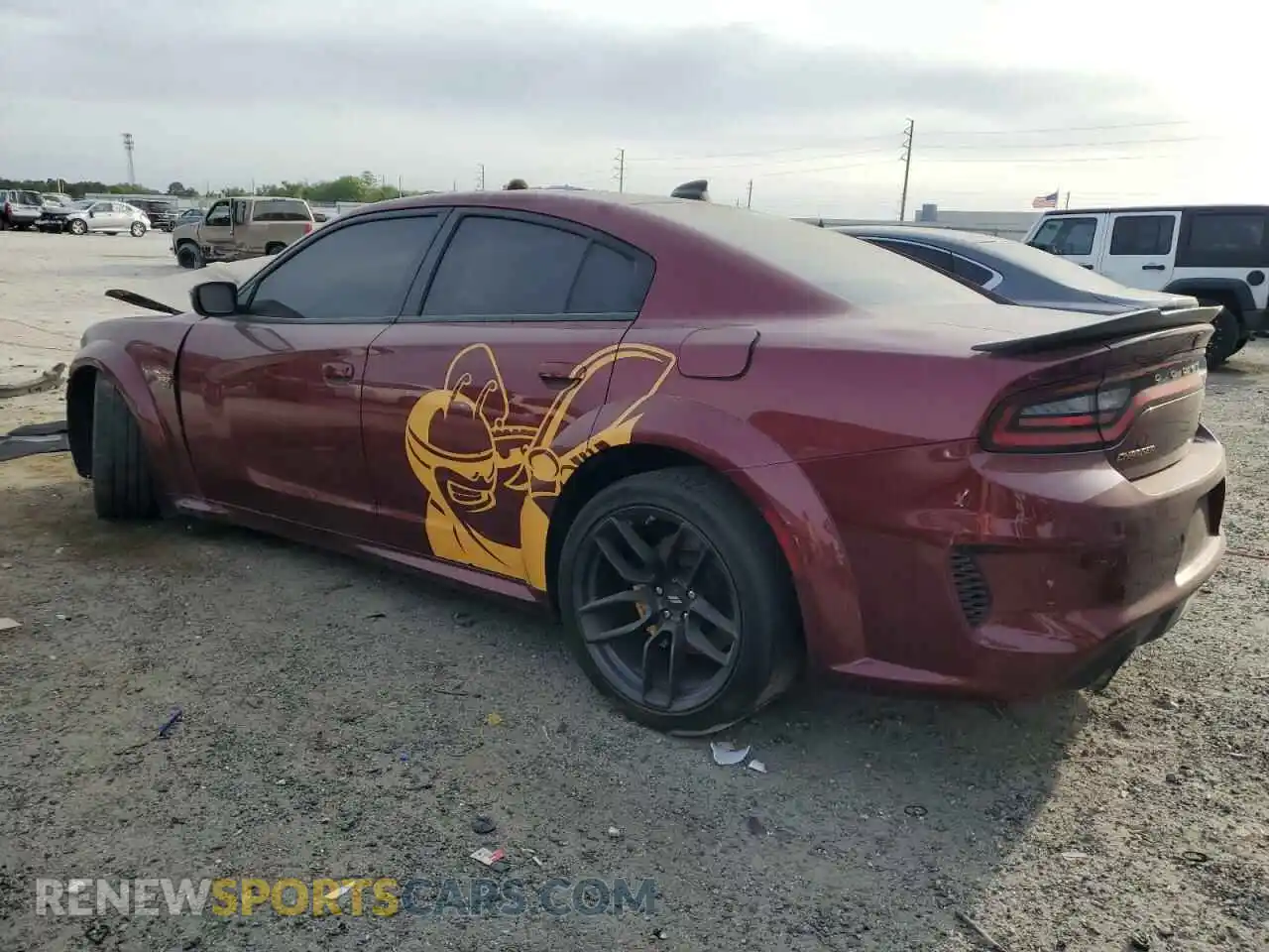 2 Photograph of a damaged car 2C3CDXGJ6LH166343 DODGE CHARGER 2020