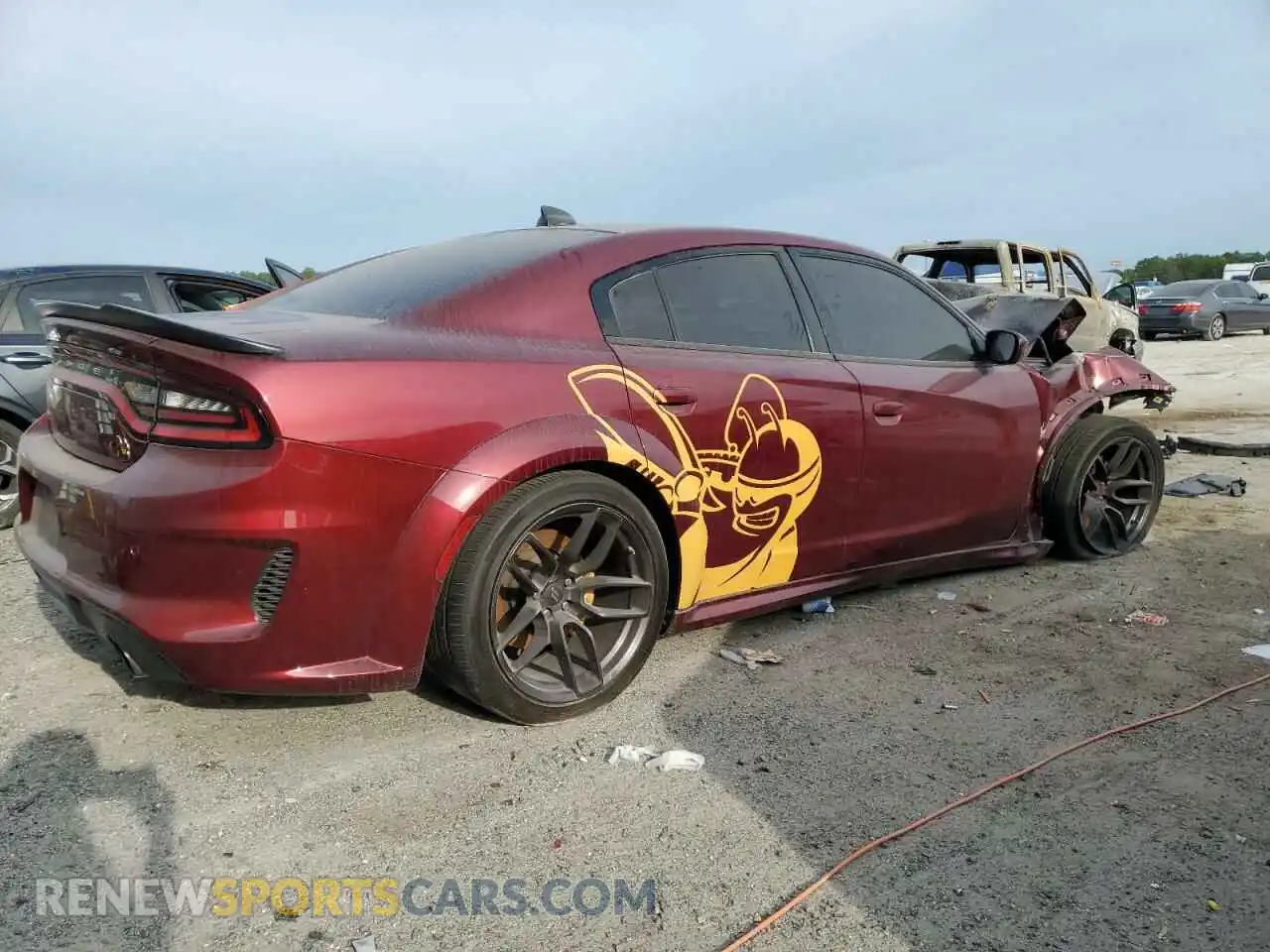 3 Photograph of a damaged car 2C3CDXGJ6LH166343 DODGE CHARGER 2020