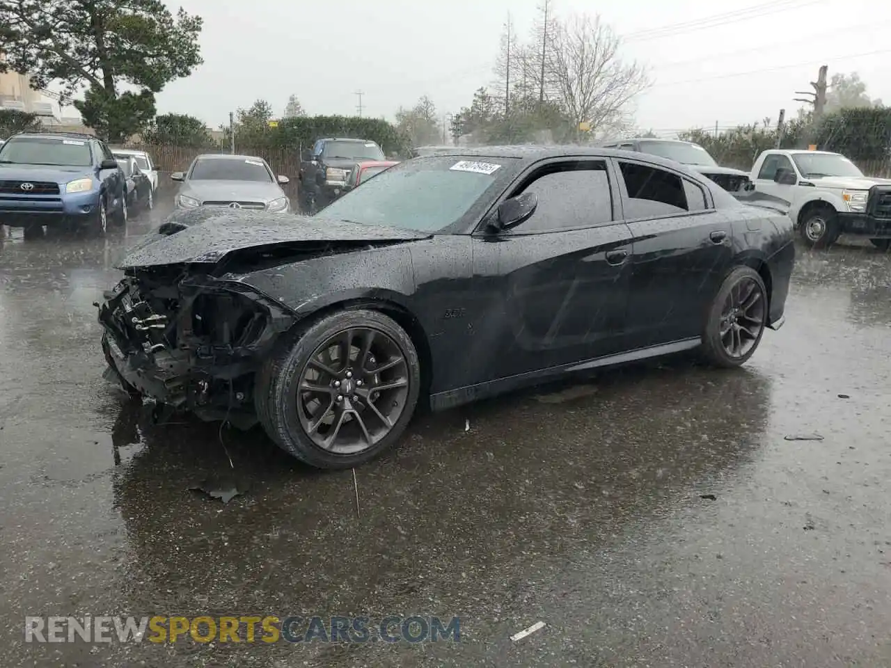 1 Photograph of a damaged car 2C3CDXGJ7LH162334 DODGE CHARGER 2020