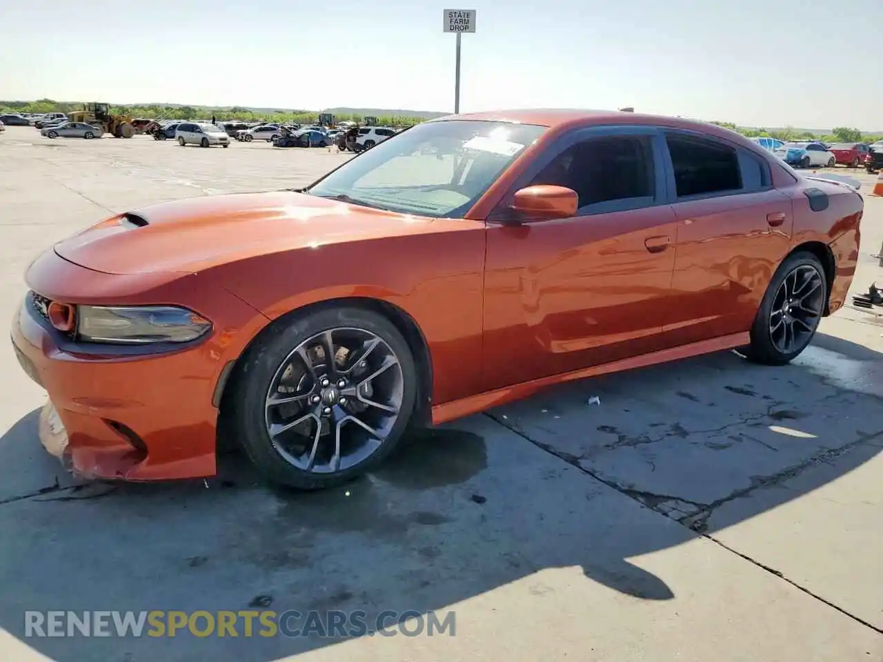 1 Photograph of a damaged car 2C3CDXGJ7LH181692 DODGE CHARGER 2020