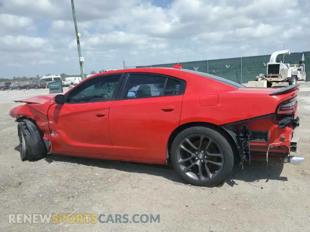 2 Photograph of a damaged car 2C3CDXGJ7LH232317 DODGE CHARGER 2020