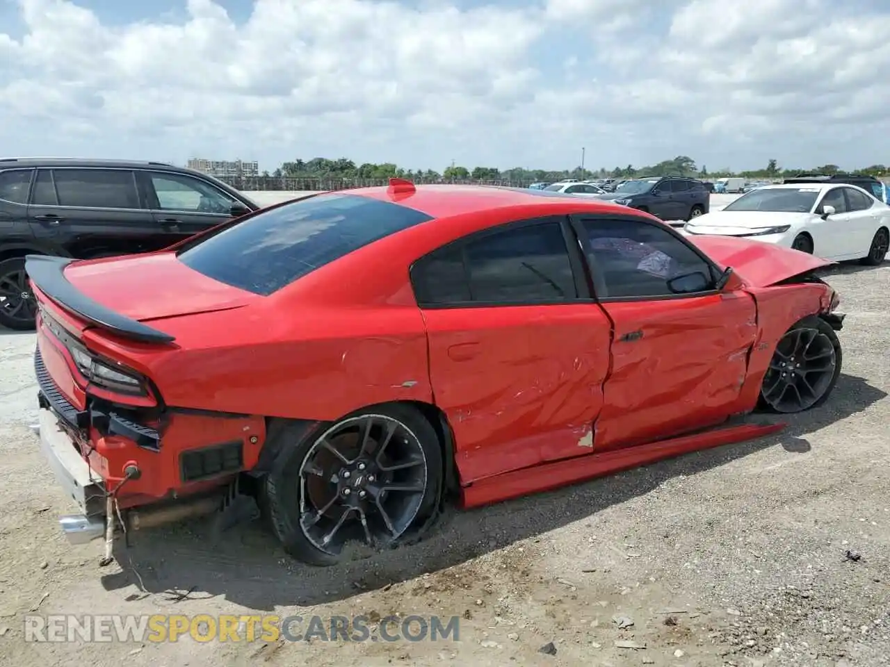 3 Photograph of a damaged car 2C3CDXGJ7LH232317 DODGE CHARGER 2020