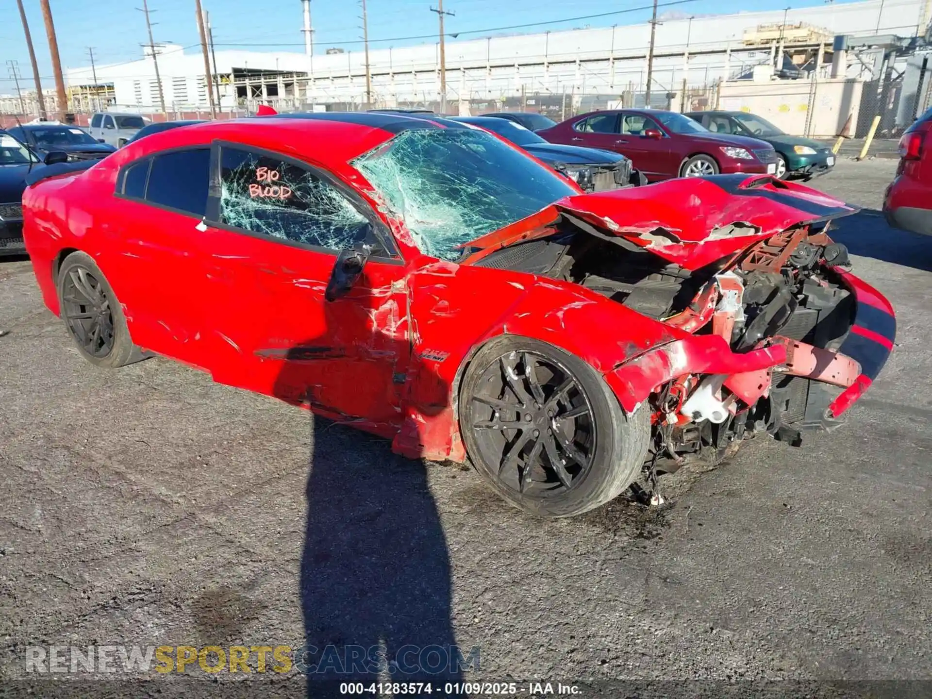 1 Photograph of a damaged car 2C3CDXGJ7LH241065 DODGE CHARGER 2020
