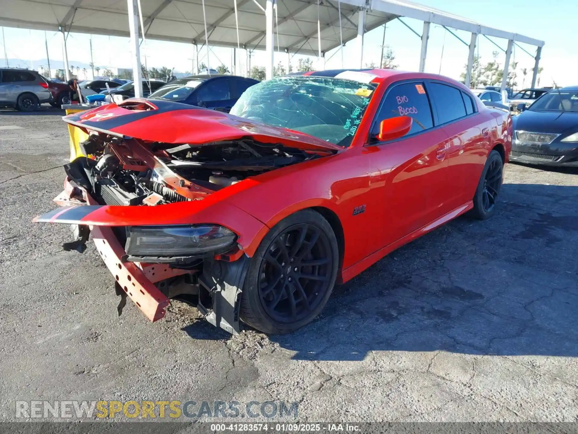 2 Photograph of a damaged car 2C3CDXGJ7LH241065 DODGE CHARGER 2020