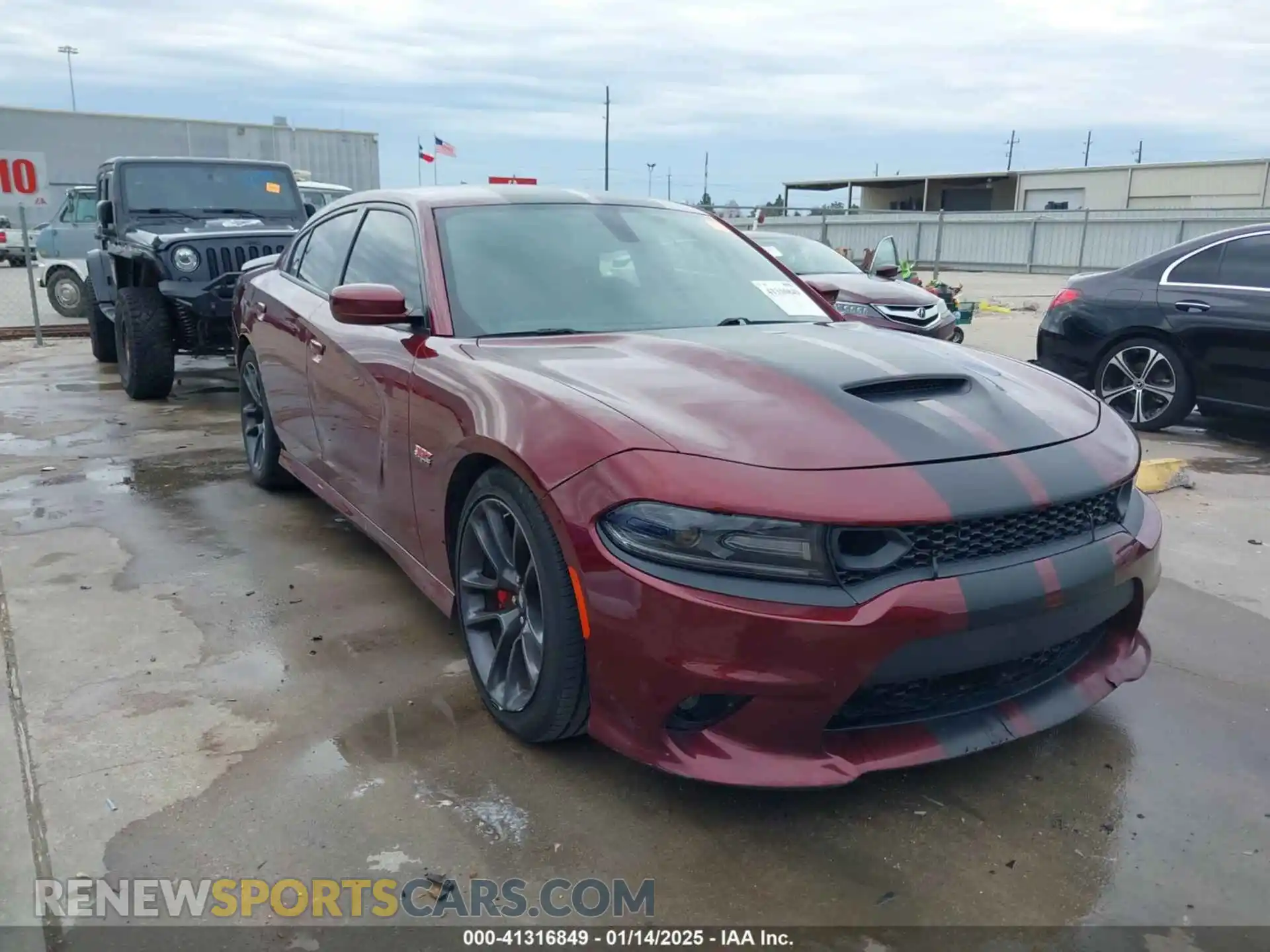 1 Photograph of a damaged car 2C3CDXGJ8LH132985 DODGE CHARGER 2020