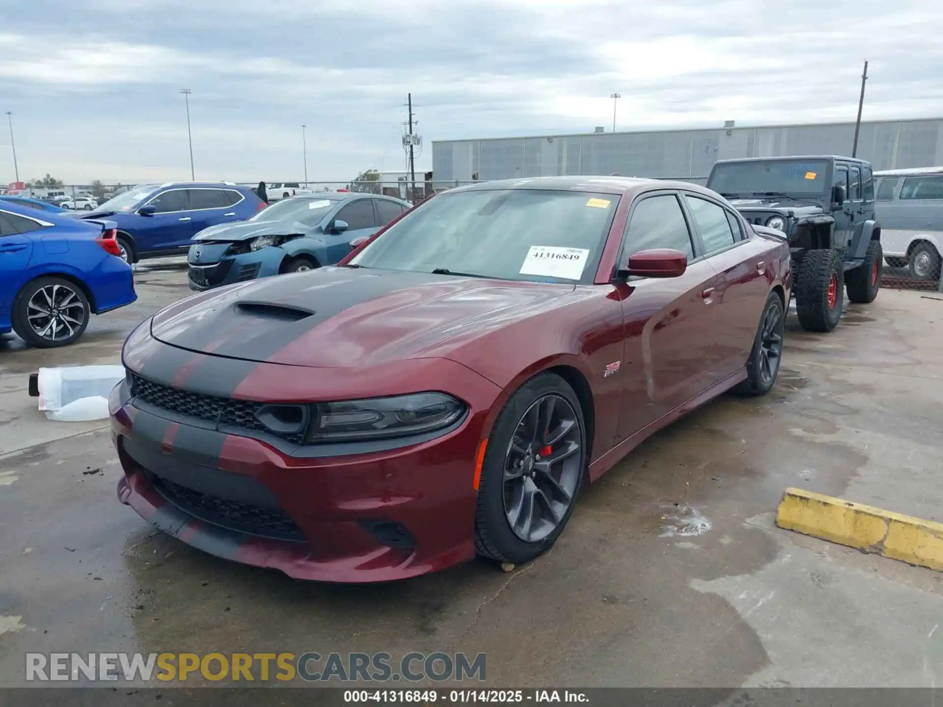 2 Photograph of a damaged car 2C3CDXGJ8LH132985 DODGE CHARGER 2020