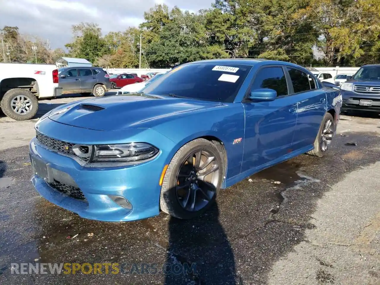 1 Photograph of a damaged car 2C3CDXGJ8LH162679 DODGE CHARGER 2020