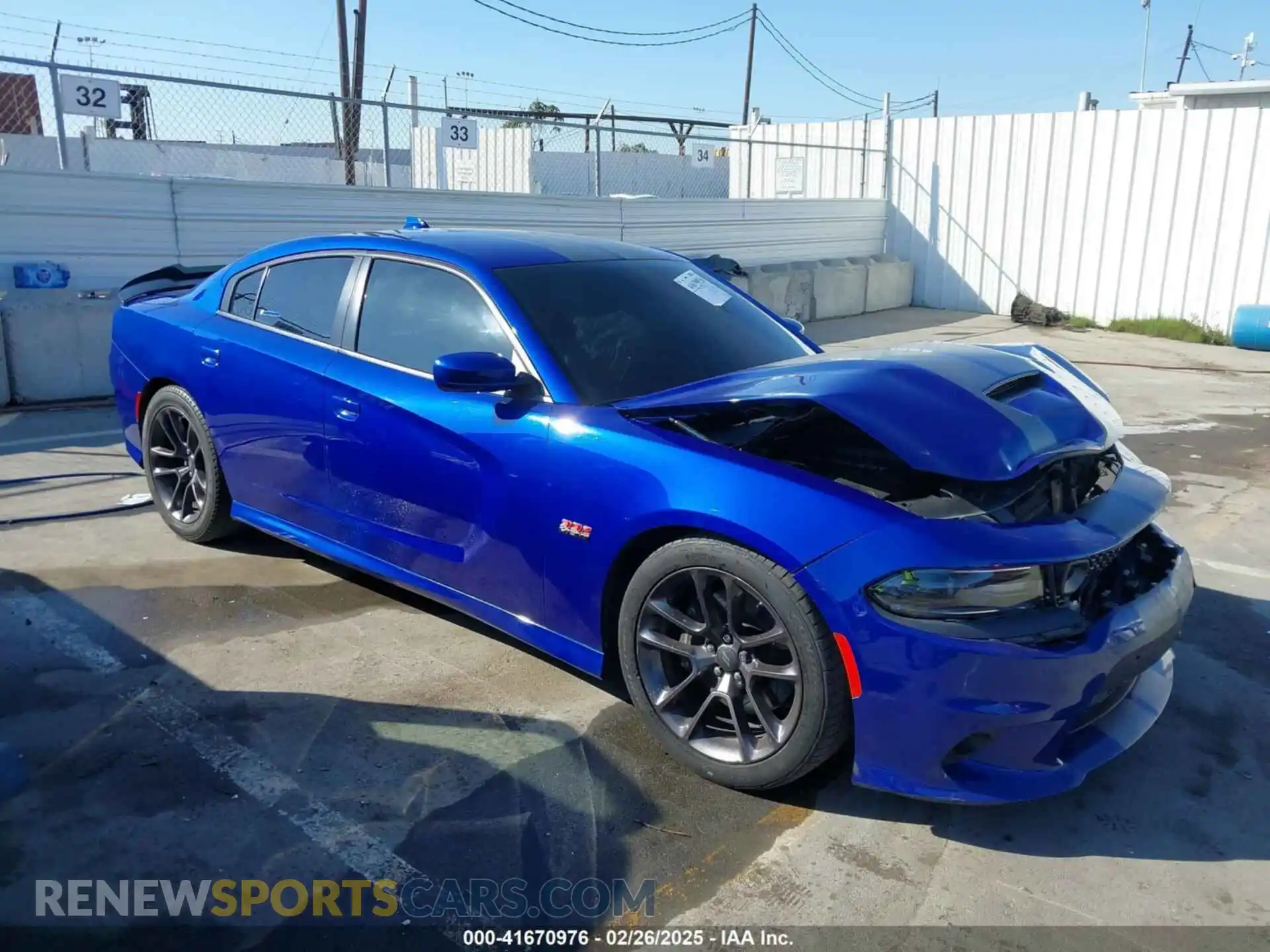 1 Photograph of a damaged car 2C3CDXGJ8LH175139 DODGE CHARGER 2020