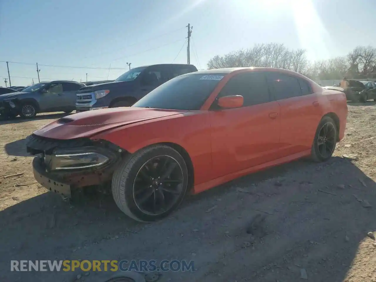 1 Photograph of a damaged car 2C3CDXGJ9LH141176 DODGE CHARGER 2020