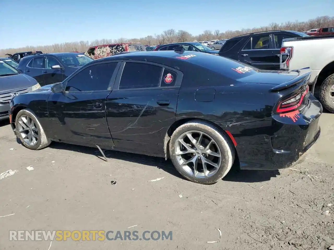 2 Photograph of a damaged car 2C3CDXHG0LH141165 DODGE CHARGER 2020