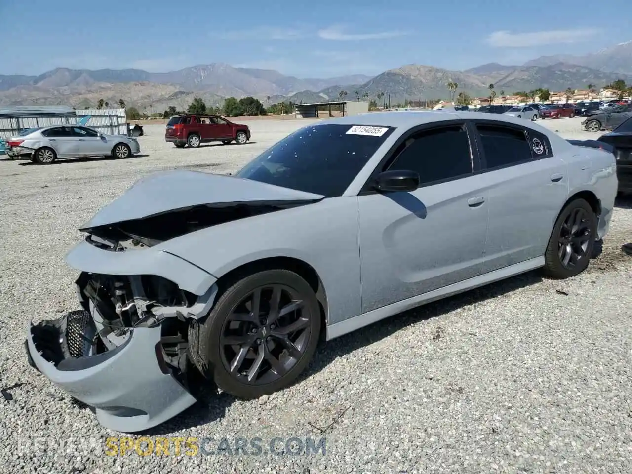 1 Photograph of a damaged car 2C3CDXHG2LH224189 DODGE CHARGER 2020