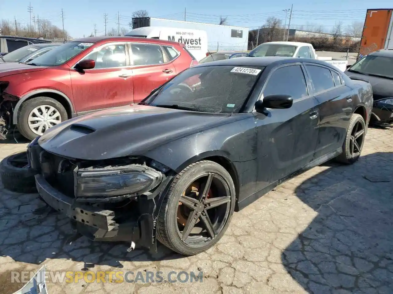 1 Photograph of a damaged car 2C3CDXHG3LH142312 DODGE CHARGER 2020