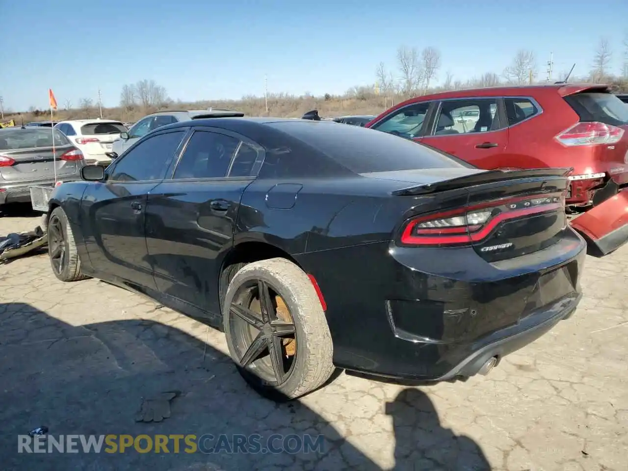2 Photograph of a damaged car 2C3CDXHG3LH142312 DODGE CHARGER 2020