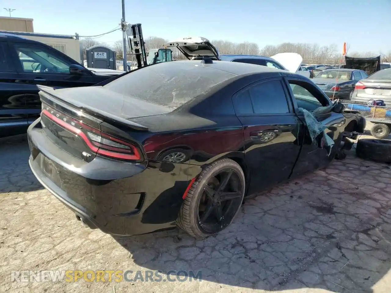 3 Photograph of a damaged car 2C3CDXHG3LH142312 DODGE CHARGER 2020
