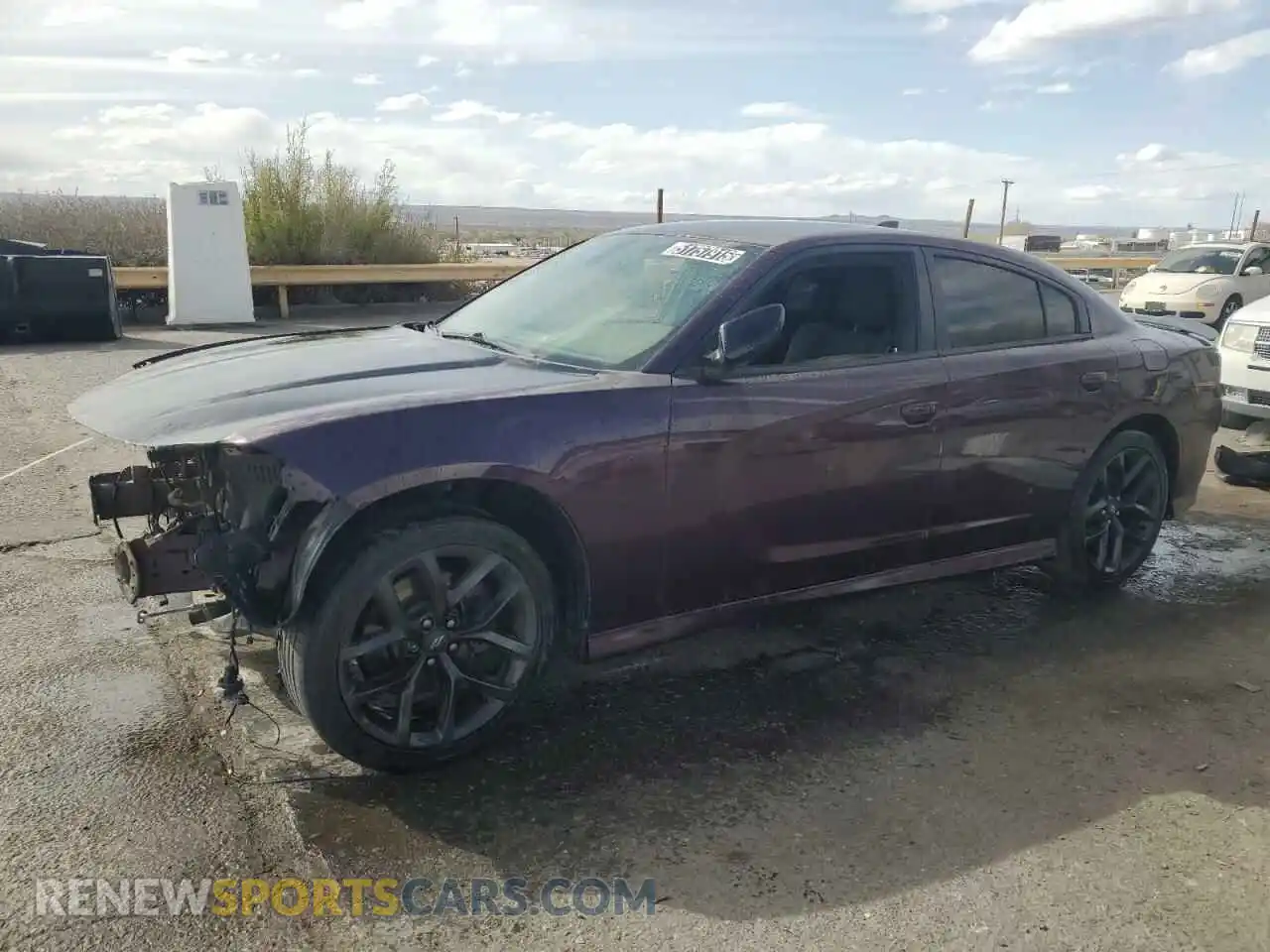 1 Photograph of a damaged car 2C3CDXHG6LH162392 DODGE CHARGER 2020