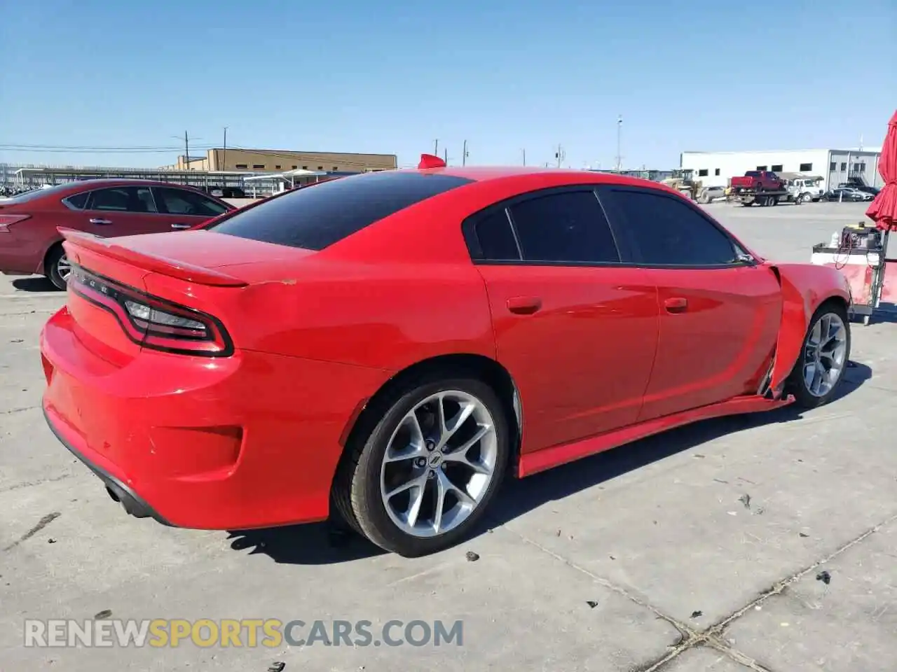 3 Photograph of a damaged car 2C3CDXHG8LH186483 DODGE CHARGER 2020