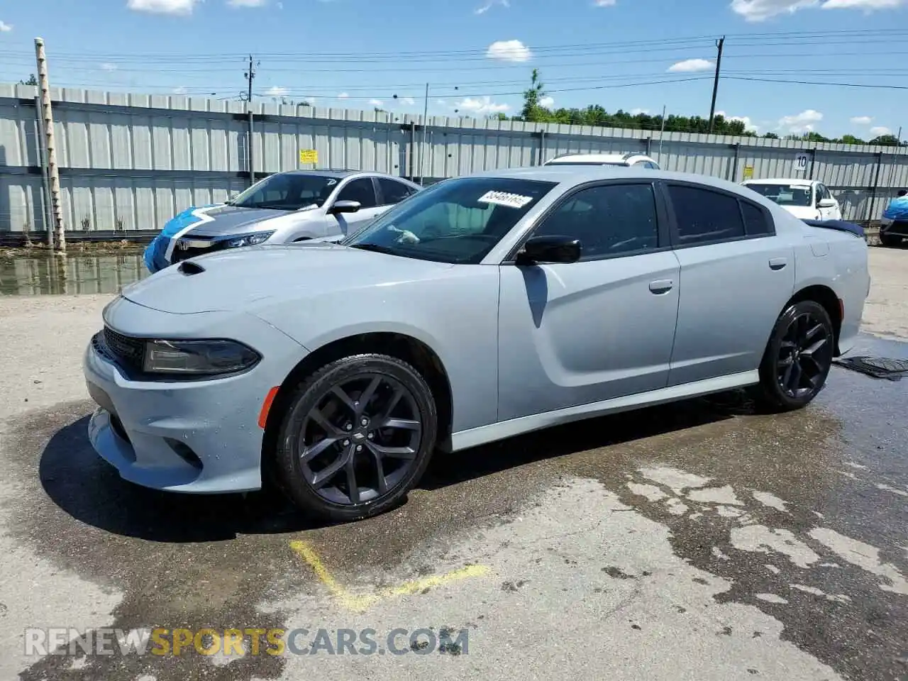 1 Photograph of a damaged car 2C3CDXHG9LH200150 DODGE CHARGER 2020