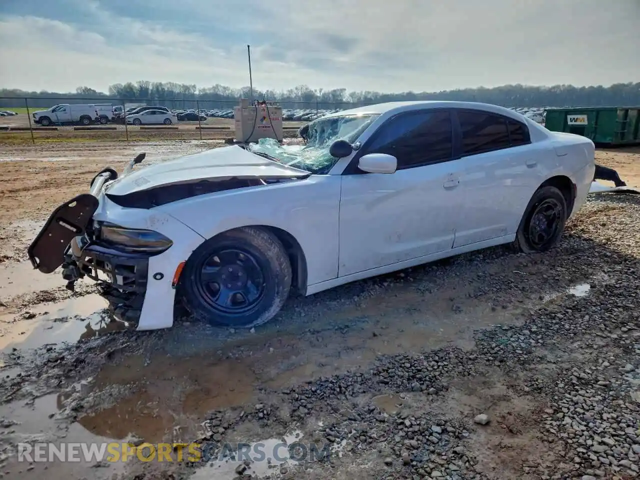 1 Photograph of a damaged car 2C3CDXAT0MH527612 DODGE CHARGER 2021