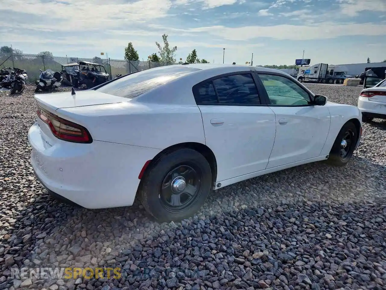 3 Photograph of a damaged car 2C3CDXAT0MH528095 DODGE CHARGER 2021