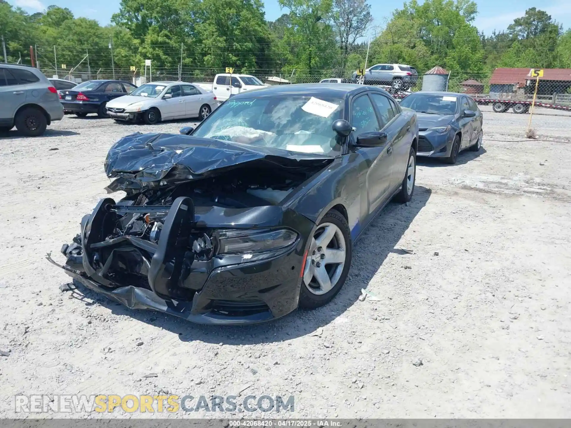 2 Photograph of a damaged car 2C3CDXAT0MH681804 DODGE CHARGER 2021
