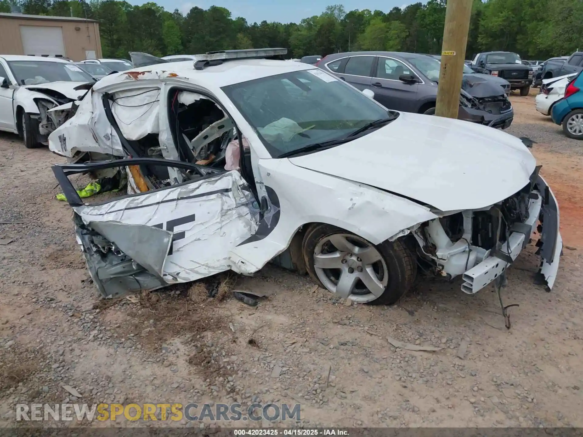 1 Photograph of a damaged car 2C3CDXAT1MH666261 DODGE CHARGER 2021