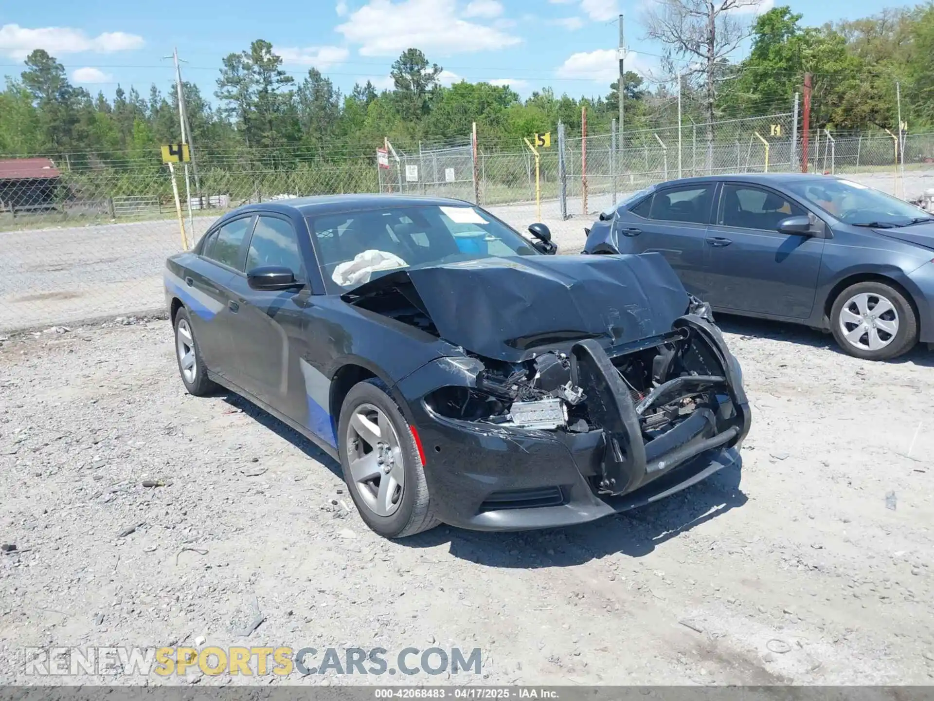 1 Photograph of a damaged car 2C3CDXAT2MH684803 DODGE CHARGER 2021
