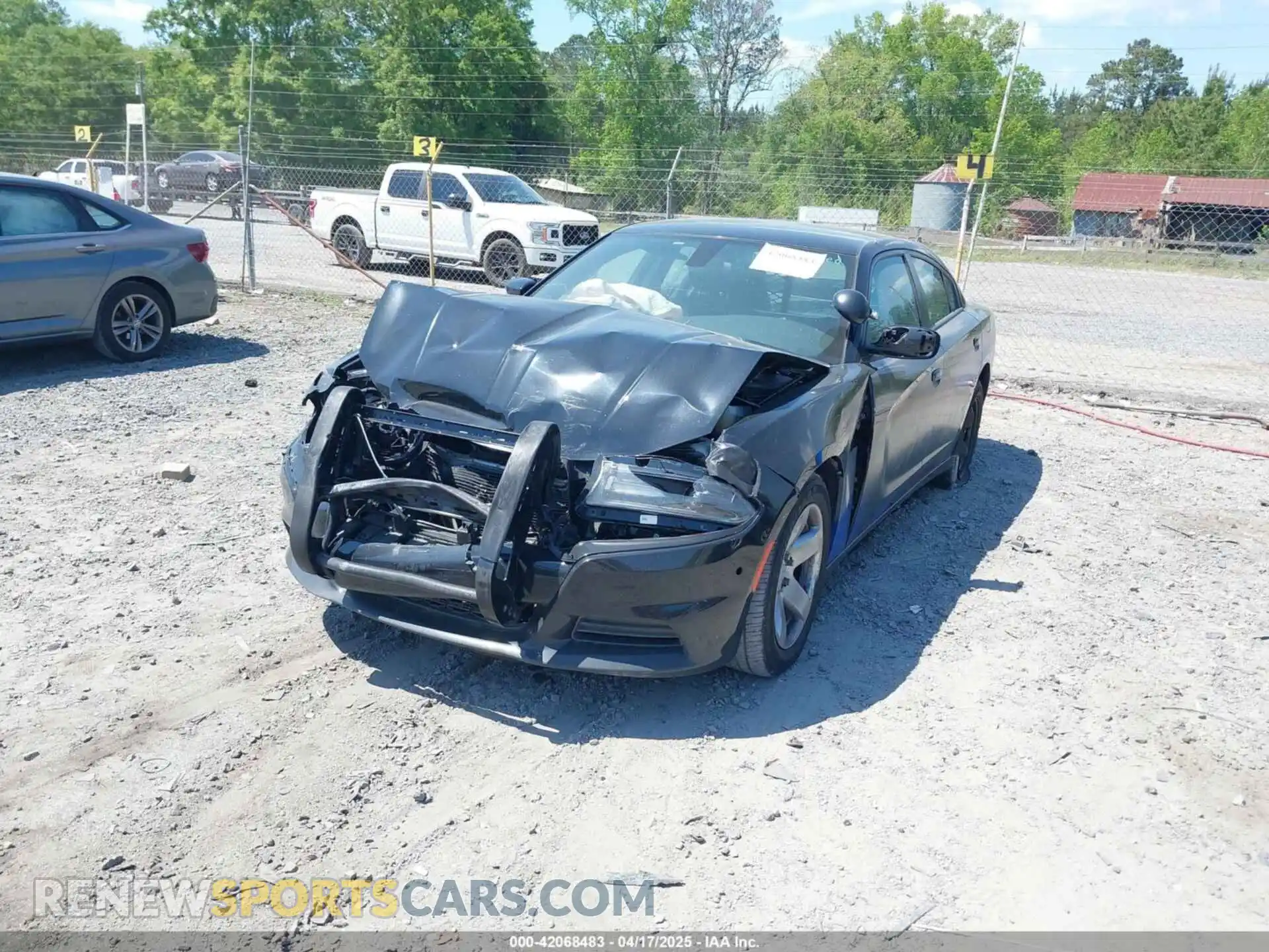 2 Photograph of a damaged car 2C3CDXAT2MH684803 DODGE CHARGER 2021