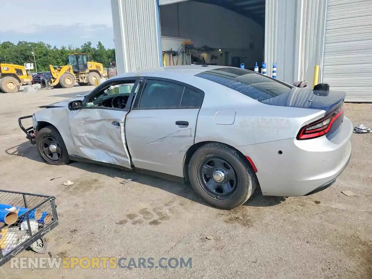 2 Photograph of a damaged car 2C3CDXAT3MH643547 DODGE CHARGER 2021