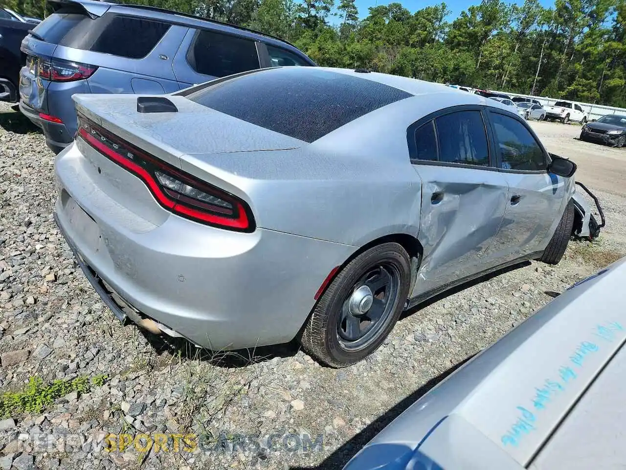 3 Photograph of a damaged car 2C3CDXAT4MH523031 DODGE CHARGER 2021