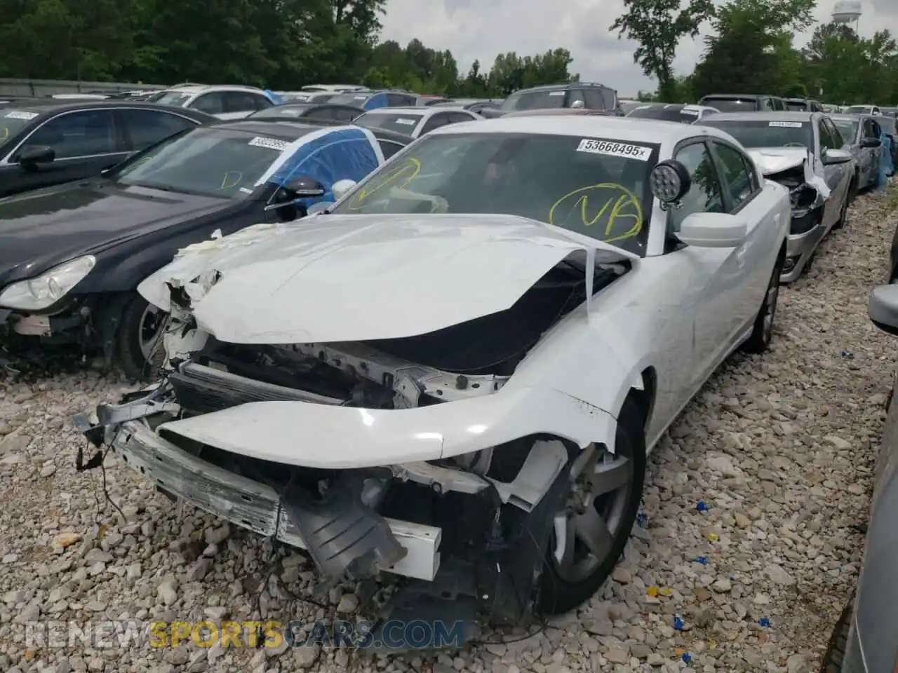 1 Фотография поврежденного автомобиля 2C3CDXAT4MH523384 DODGE CHARGER 2021