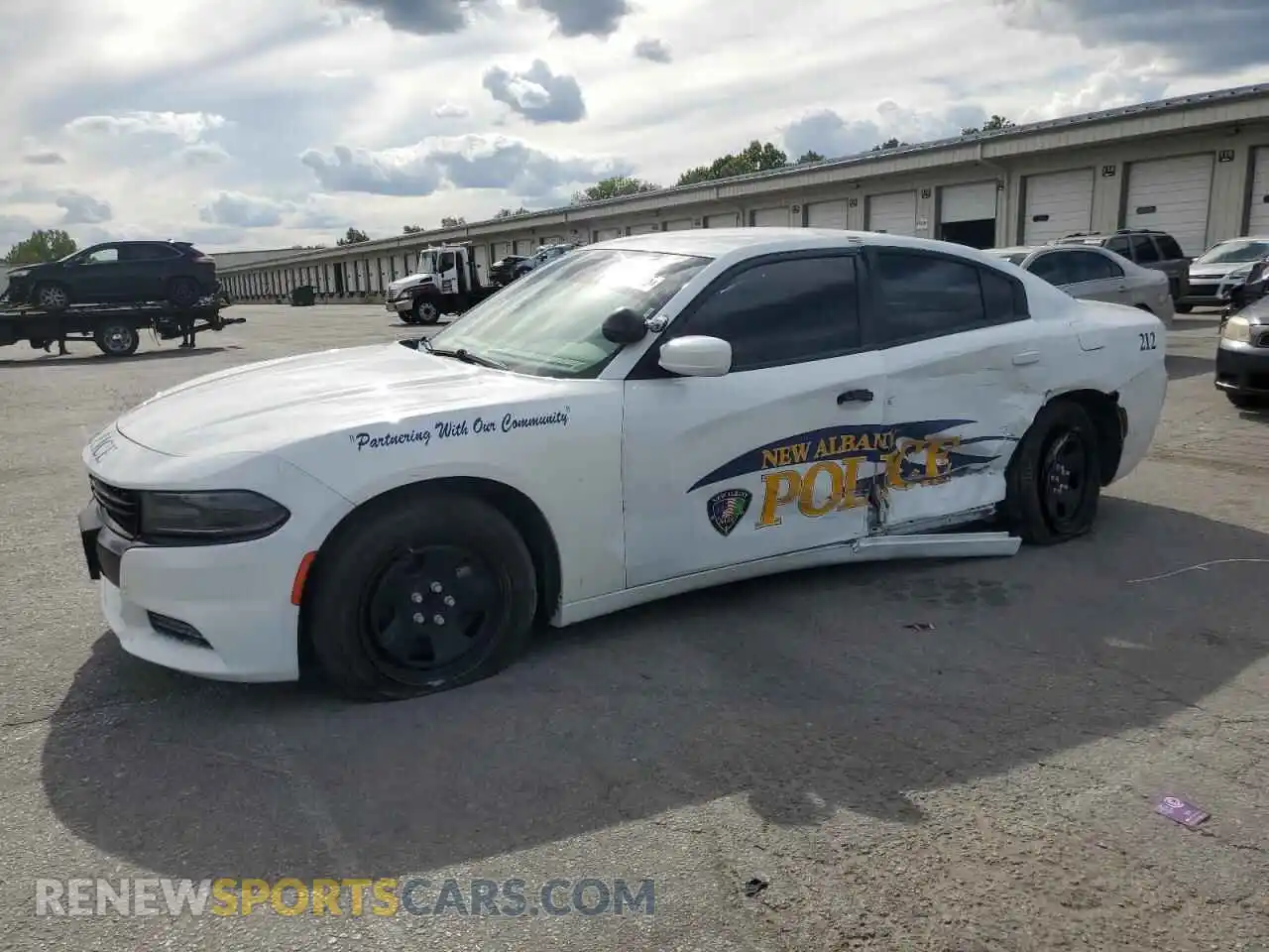 1 Photograph of a damaged car 2C3CDXAT4MH581785 DODGE CHARGER 2021
