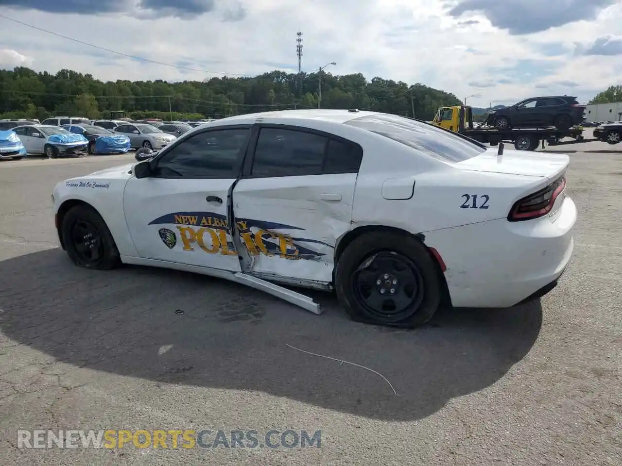 2 Photograph of a damaged car 2C3CDXAT4MH581785 DODGE CHARGER 2021