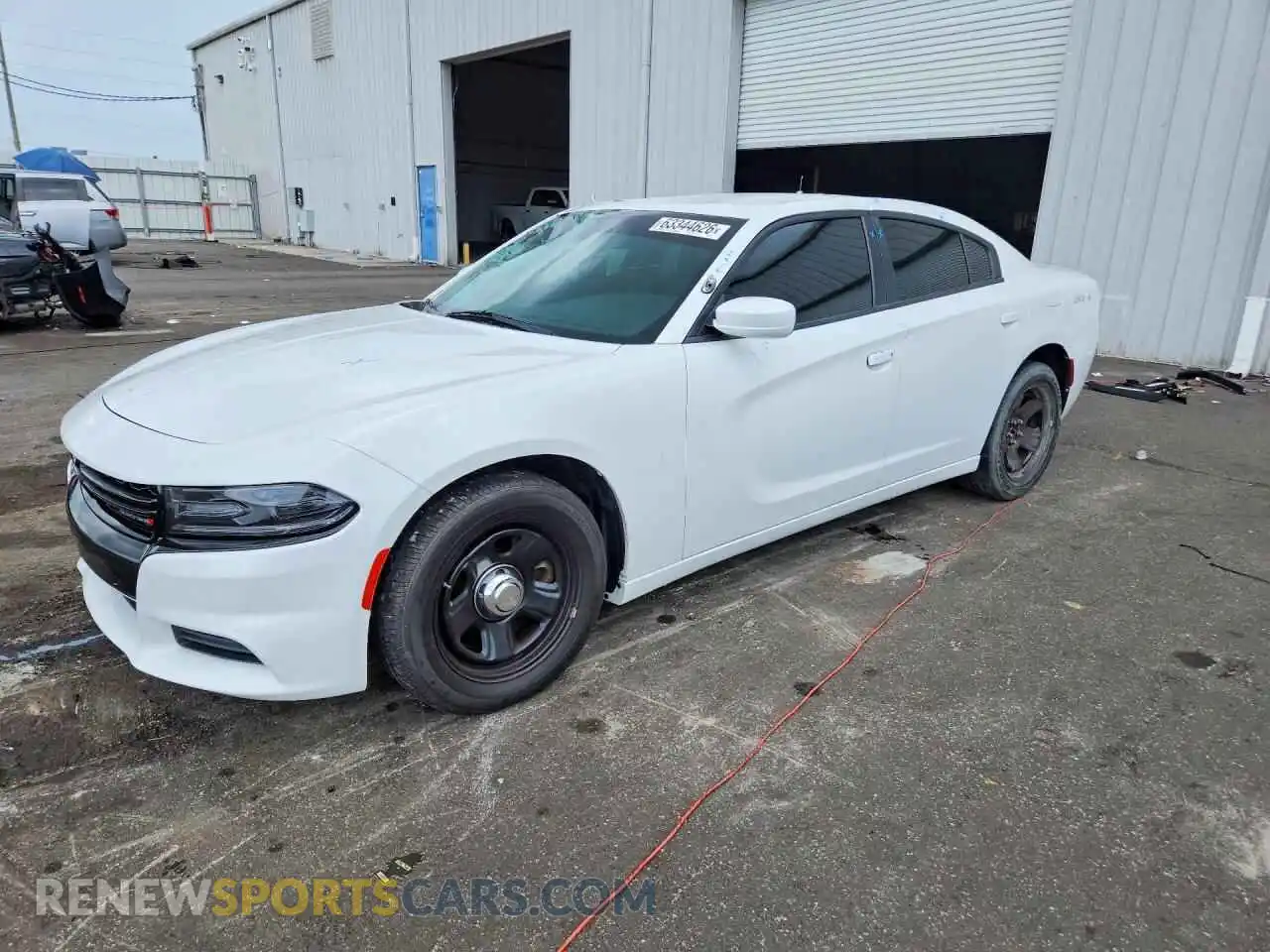 1 Photograph of a damaged car 2C3CDXAT5MH528111 DODGE CHARGER 2021