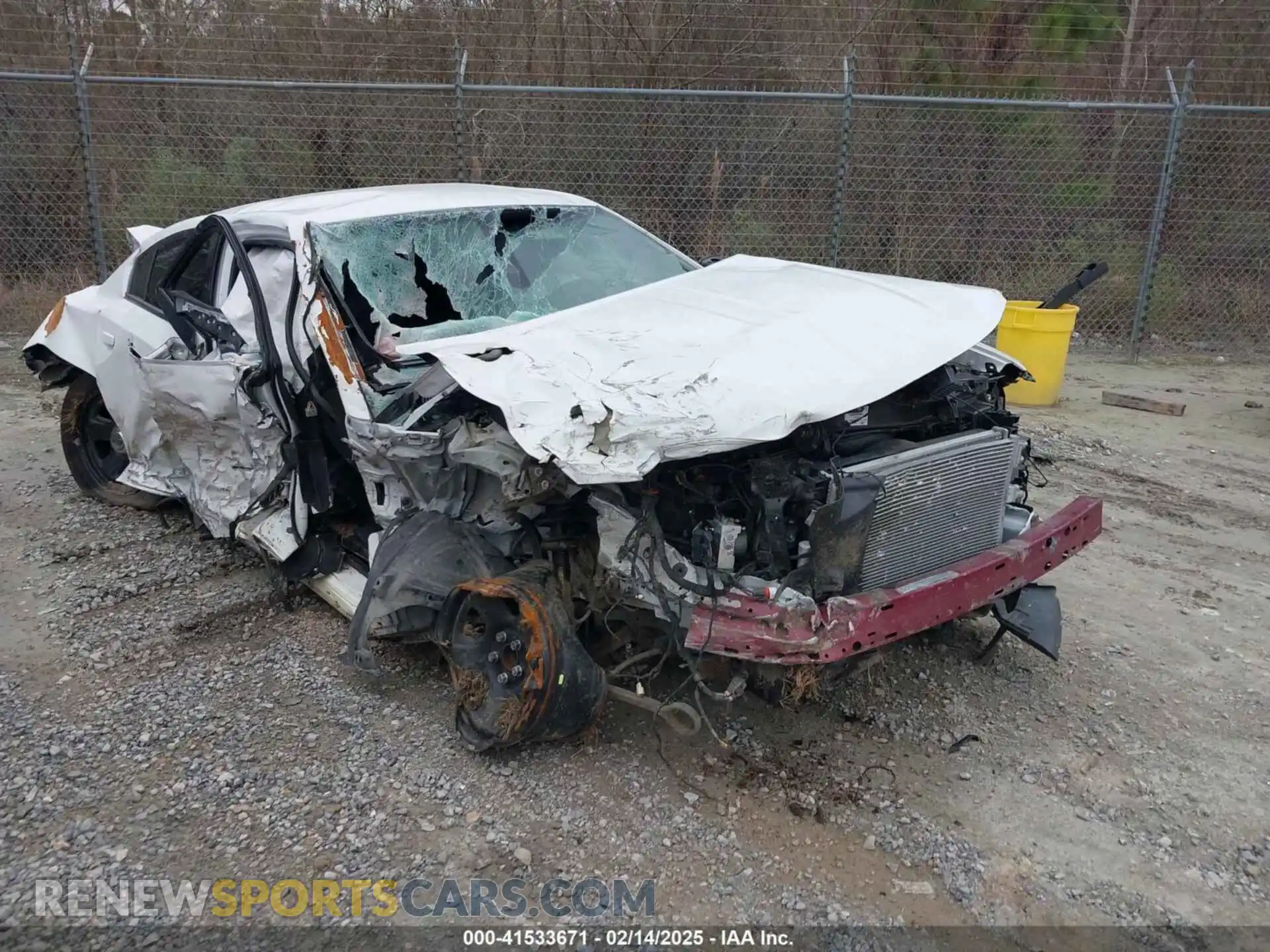 1 Photograph of a damaged car 2C3CDXAT6MH519708 DODGE CHARGER 2021