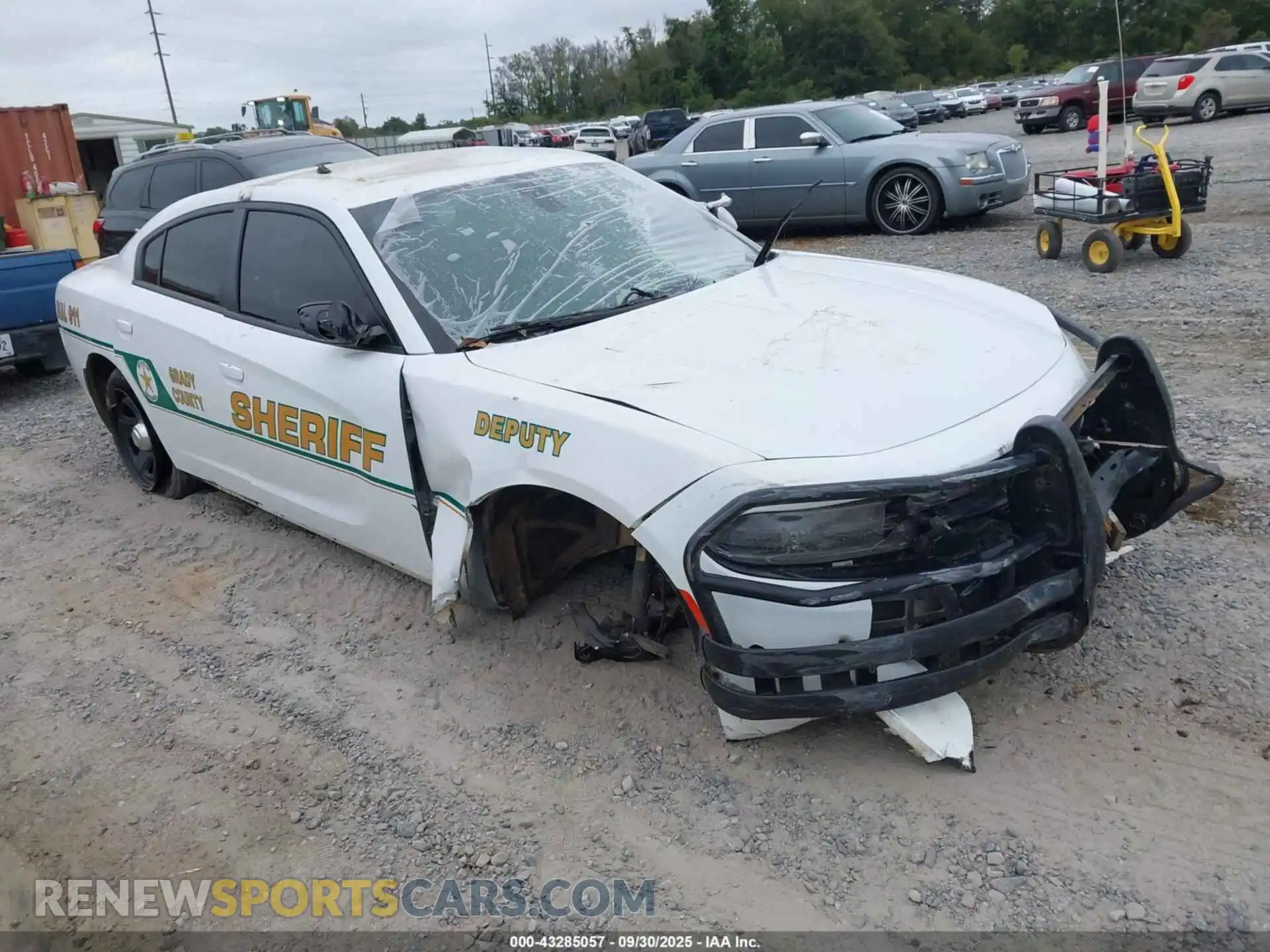 1 Photograph of a damaged car 2C3CDXAT6MH558797 DODGE CHARGER 2021