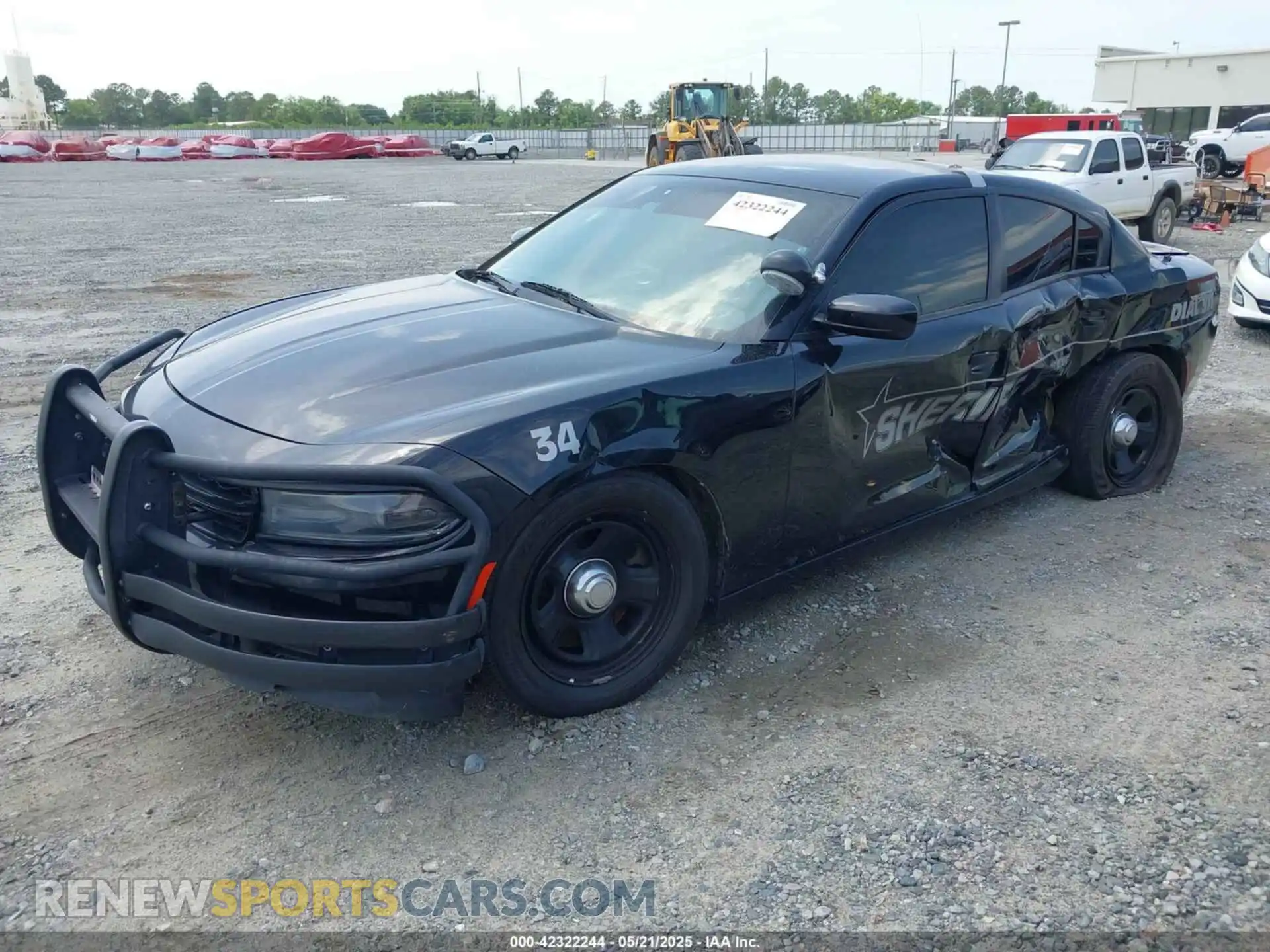 2 fotografías del automóvil dañado 2C3CDXAT7MH523170 DODGE CHARGER 2021