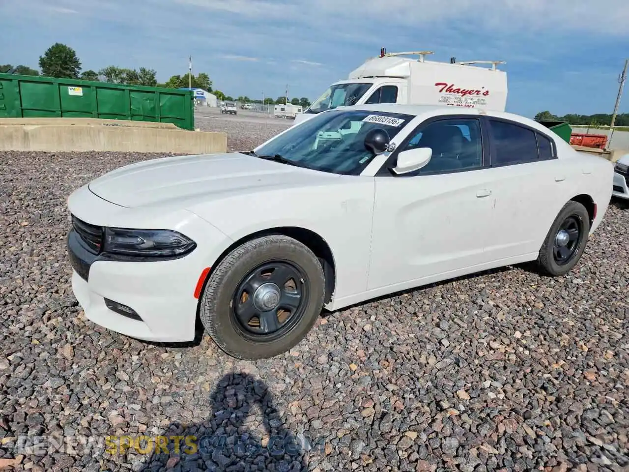 1 Photograph of a damaged car 2C3CDXAT7MH528093 DODGE CHARGER 2021