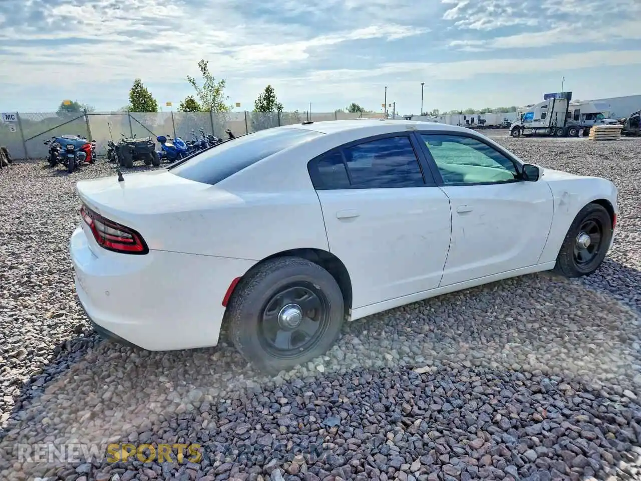 3 Photograph of a damaged car 2C3CDXAT7MH528093 DODGE CHARGER 2021