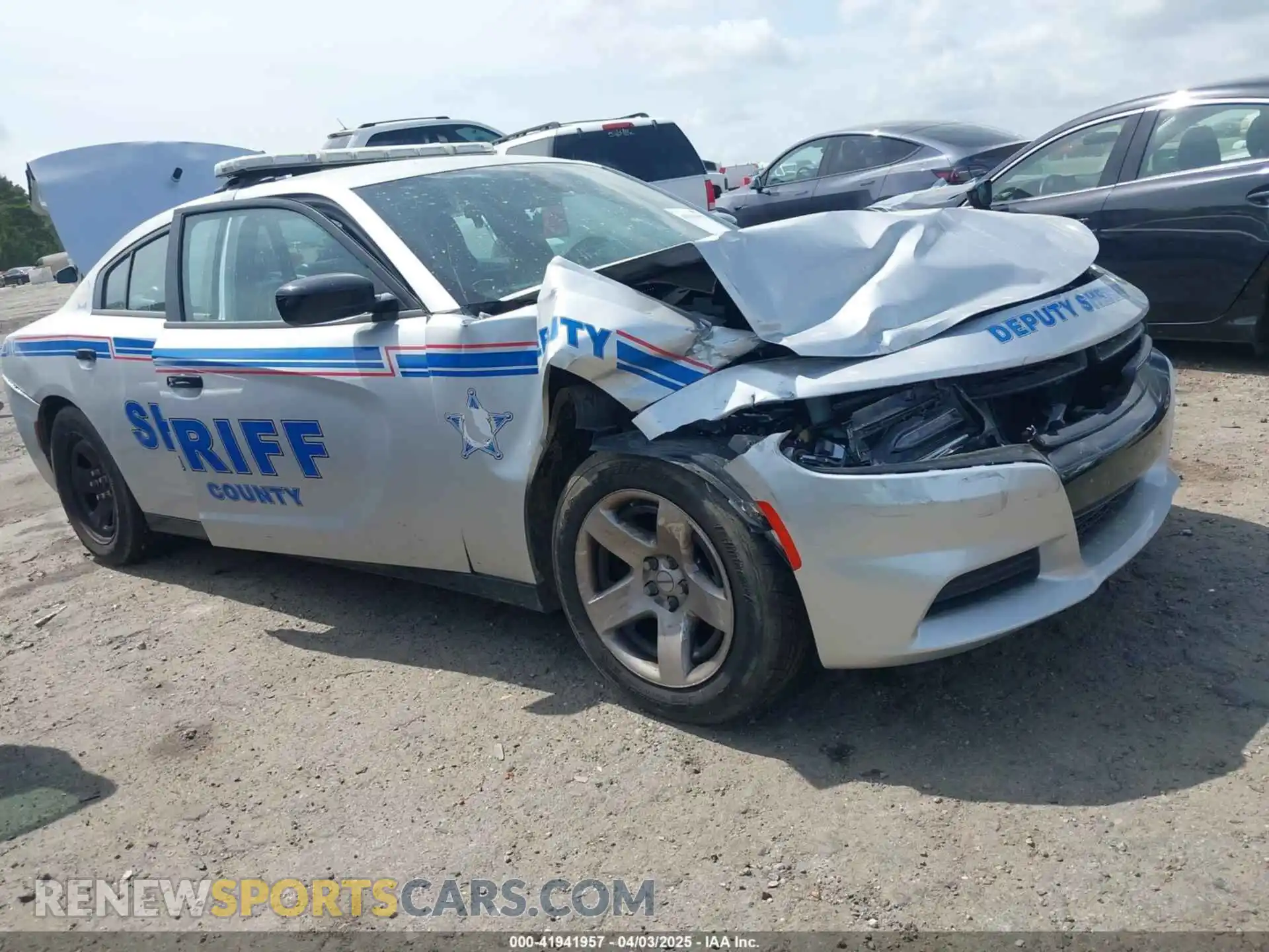 1 Photograph of a damaged car 2C3CDXAT7MH578332 DODGE CHARGER 2021