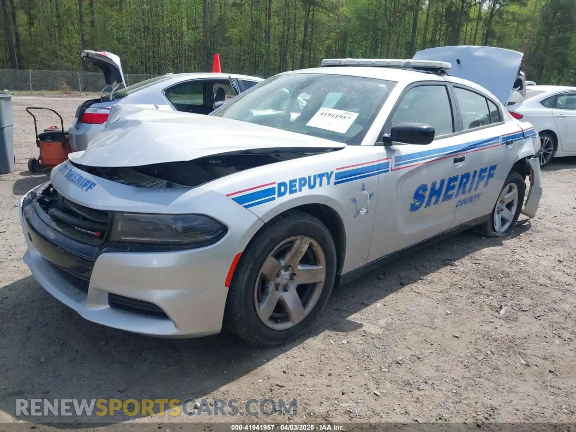2 Photograph of a damaged car 2C3CDXAT7MH578332 DODGE CHARGER 2021