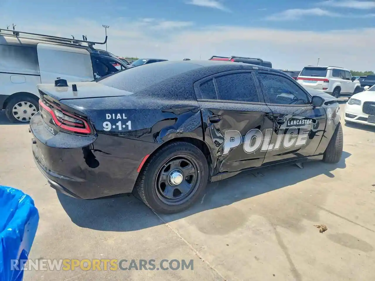 3 Photograph of a damaged car 2C3CDXAT8MH526174 DODGE CHARGER 2021