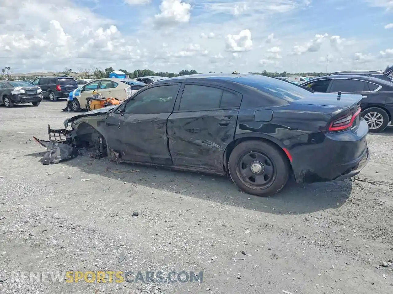 2 Photograph of a damaged car 2C3CDXAT9MH523056 DODGE CHARGER 2021