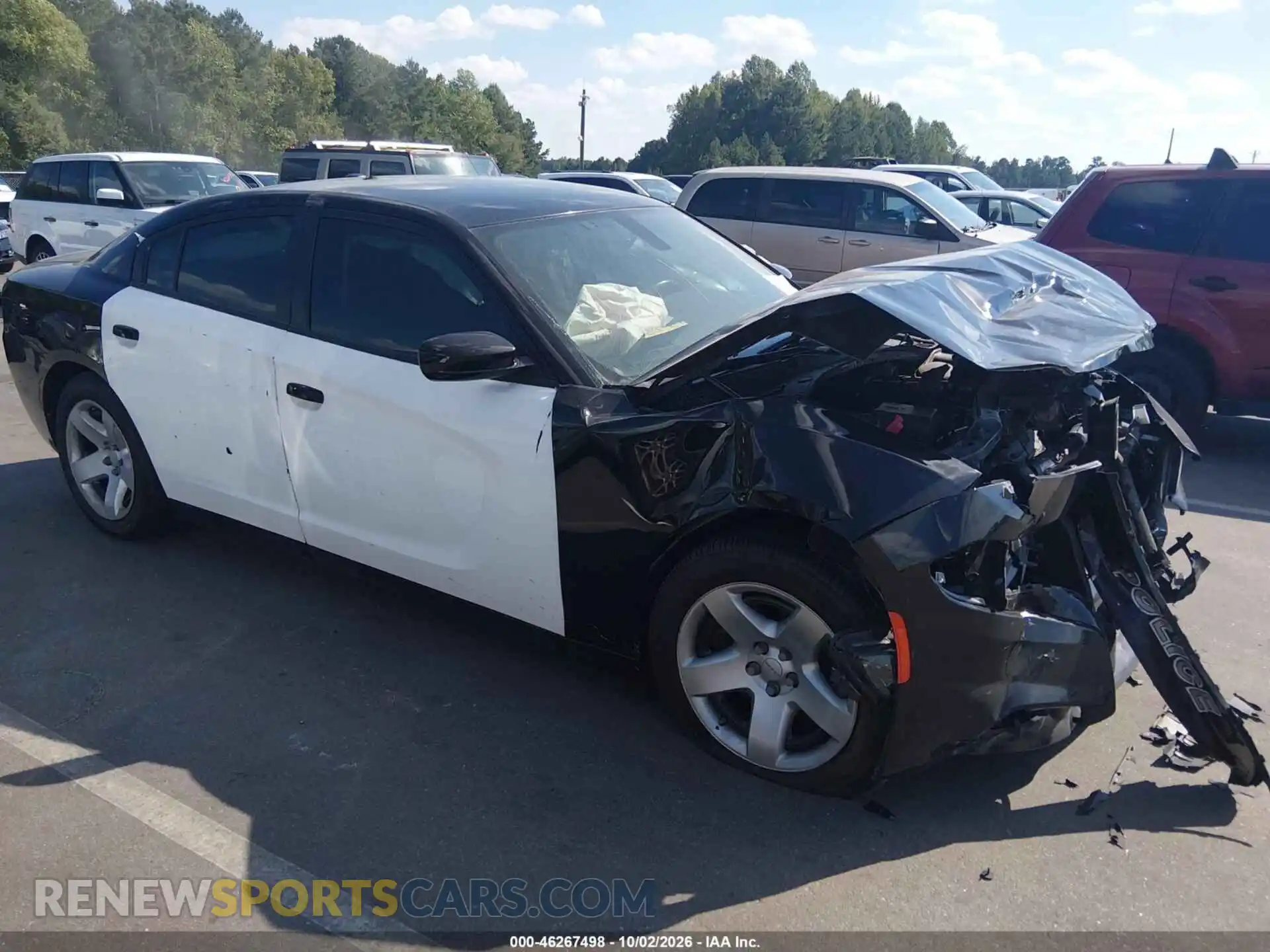 1 Photograph of a damaged car 2C3CDXATXMH595142 DODGE CHARGER 2021