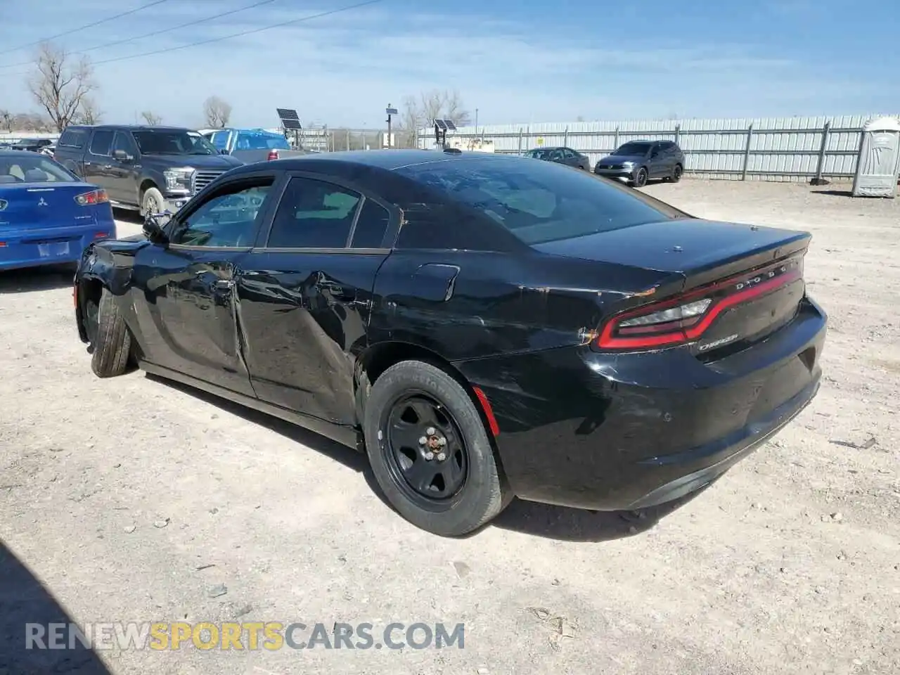2 fotografías del automóvil dañado 2C3CDXATXMH652133 DODGE CHARGER 2021