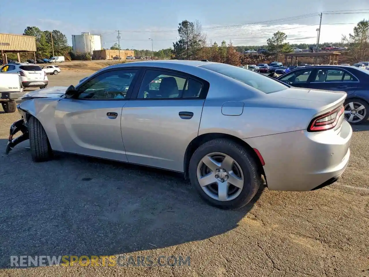 2 Photograph of a damaged car 2C3CDXATXMH664055 DODGE CHARGER 2021