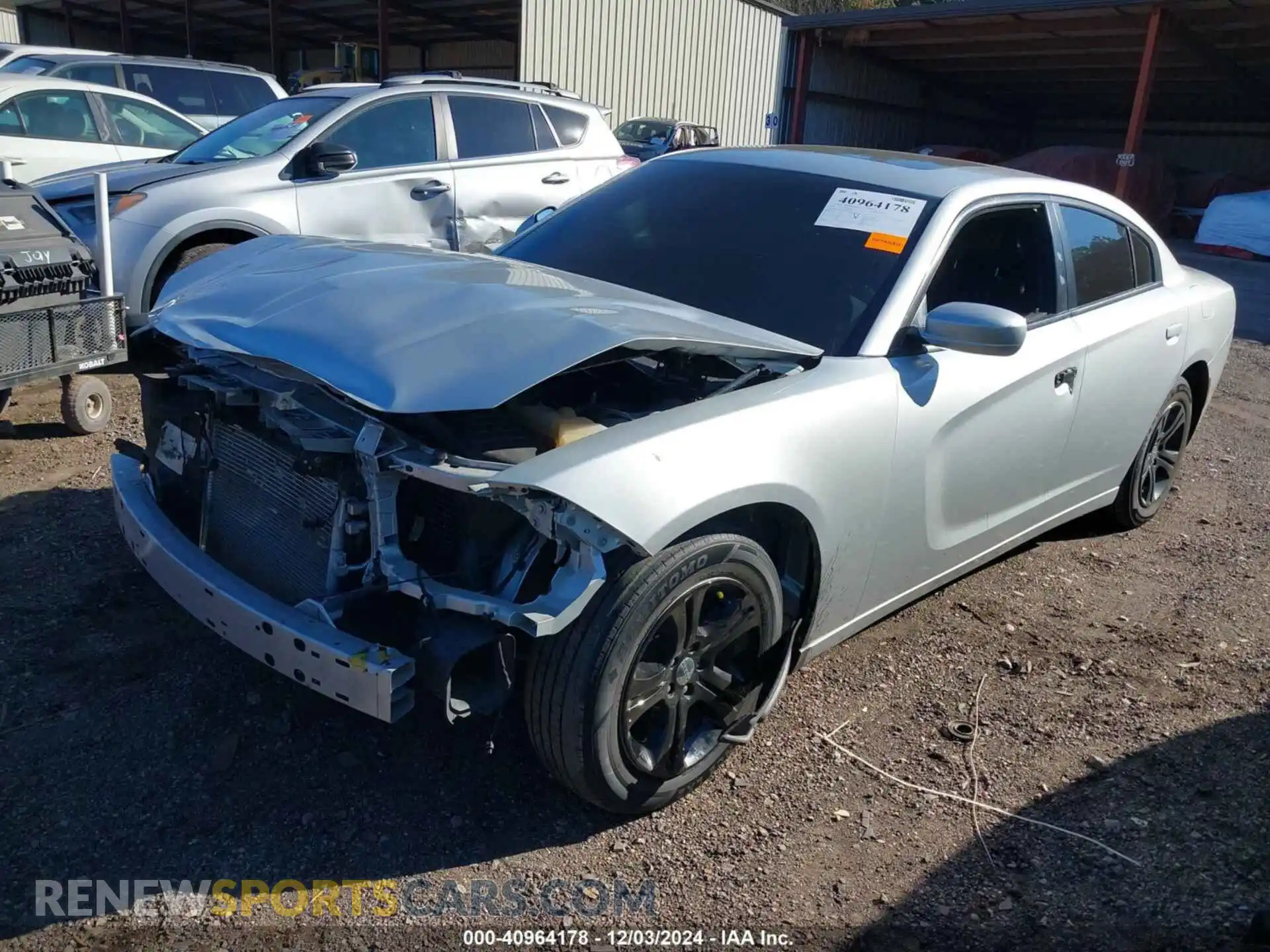 2 Photograph of a damaged car 2C3CDXBG0MH522329 DODGE CHARGER 2021