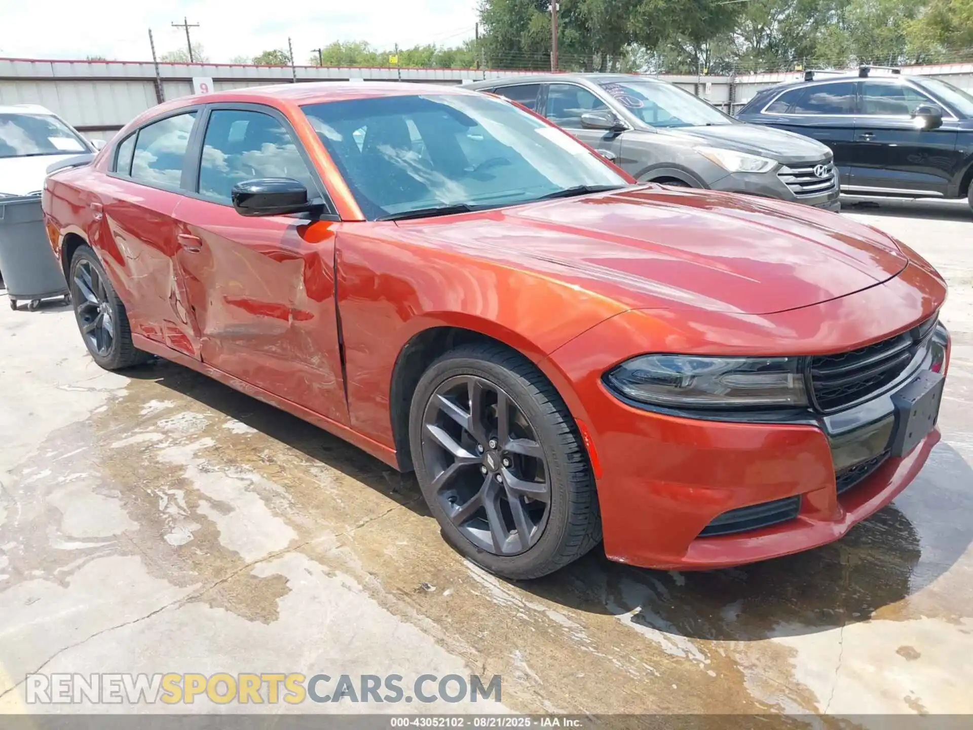 1 Photograph of a damaged car 2C3CDXBG0MH532133 DODGE CHARGER 2021