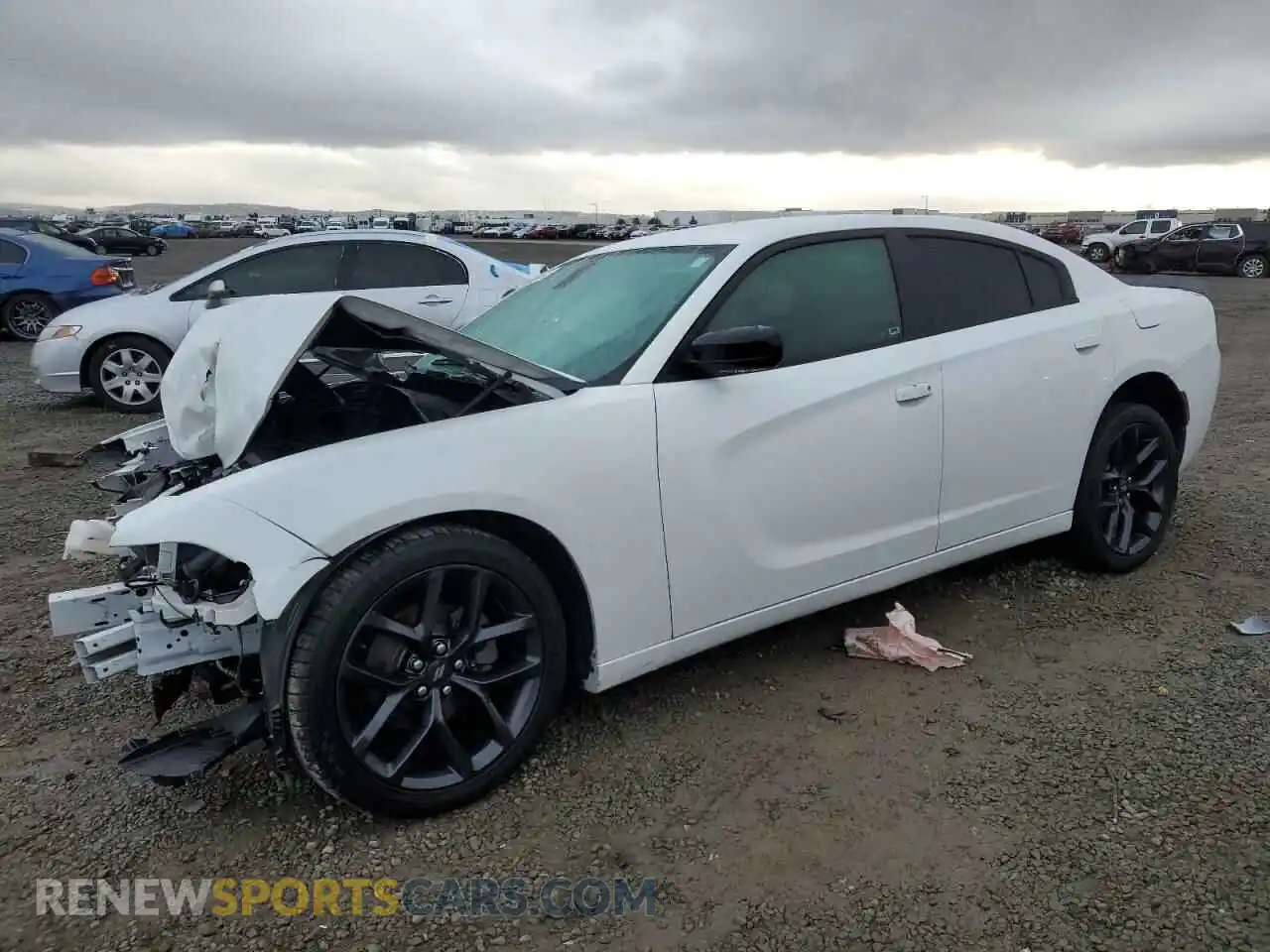 1 Photograph of a damaged car 2C3CDXBG0MH533962 DODGE CHARGER 2021