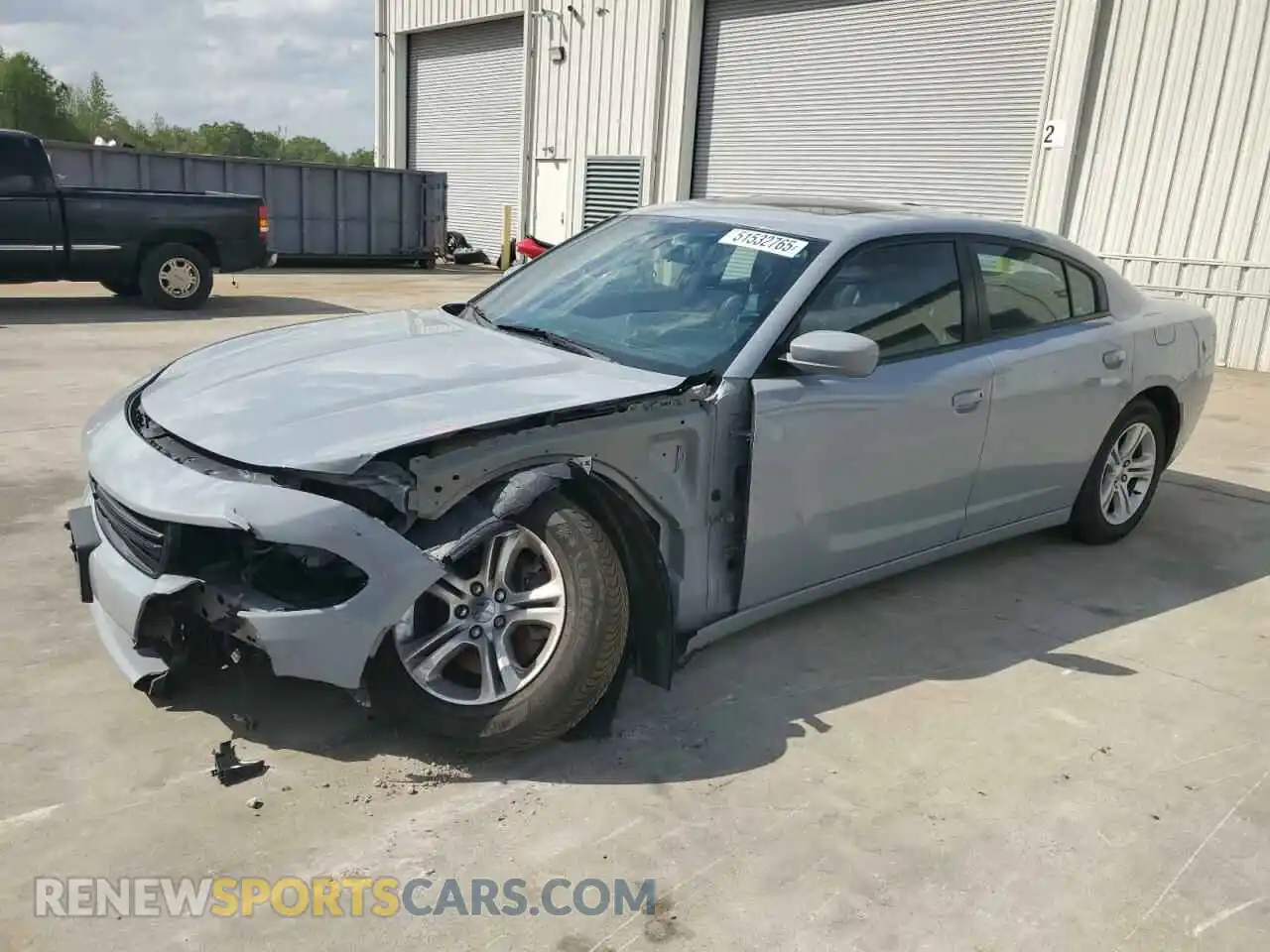 1 Photograph of a damaged car 2C3CDXBG0MH548512 DODGE CHARGER 2021